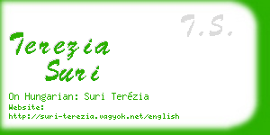 terezia suri business card