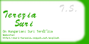 terezia suri business card